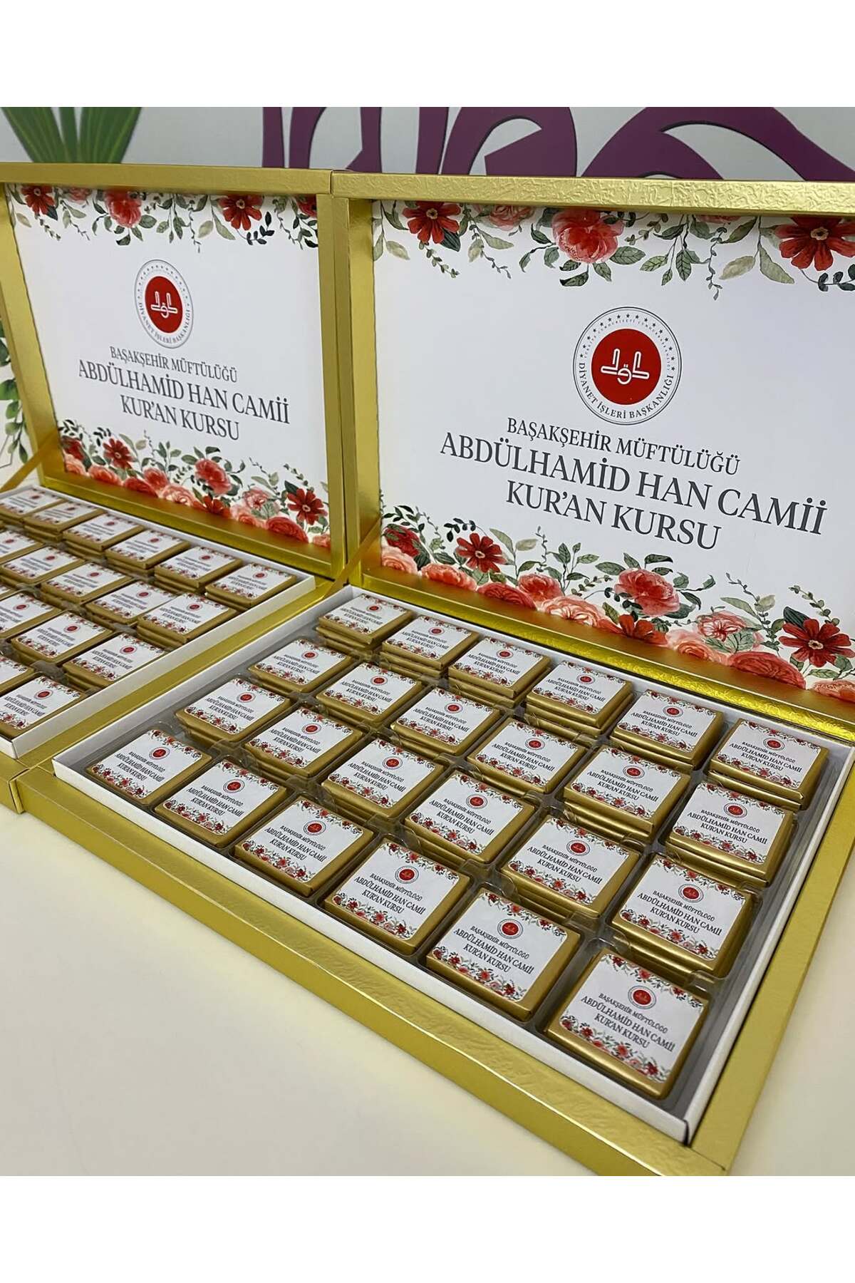 Karton Kutulu Baskılı Madlen Çikolata 75 Adet