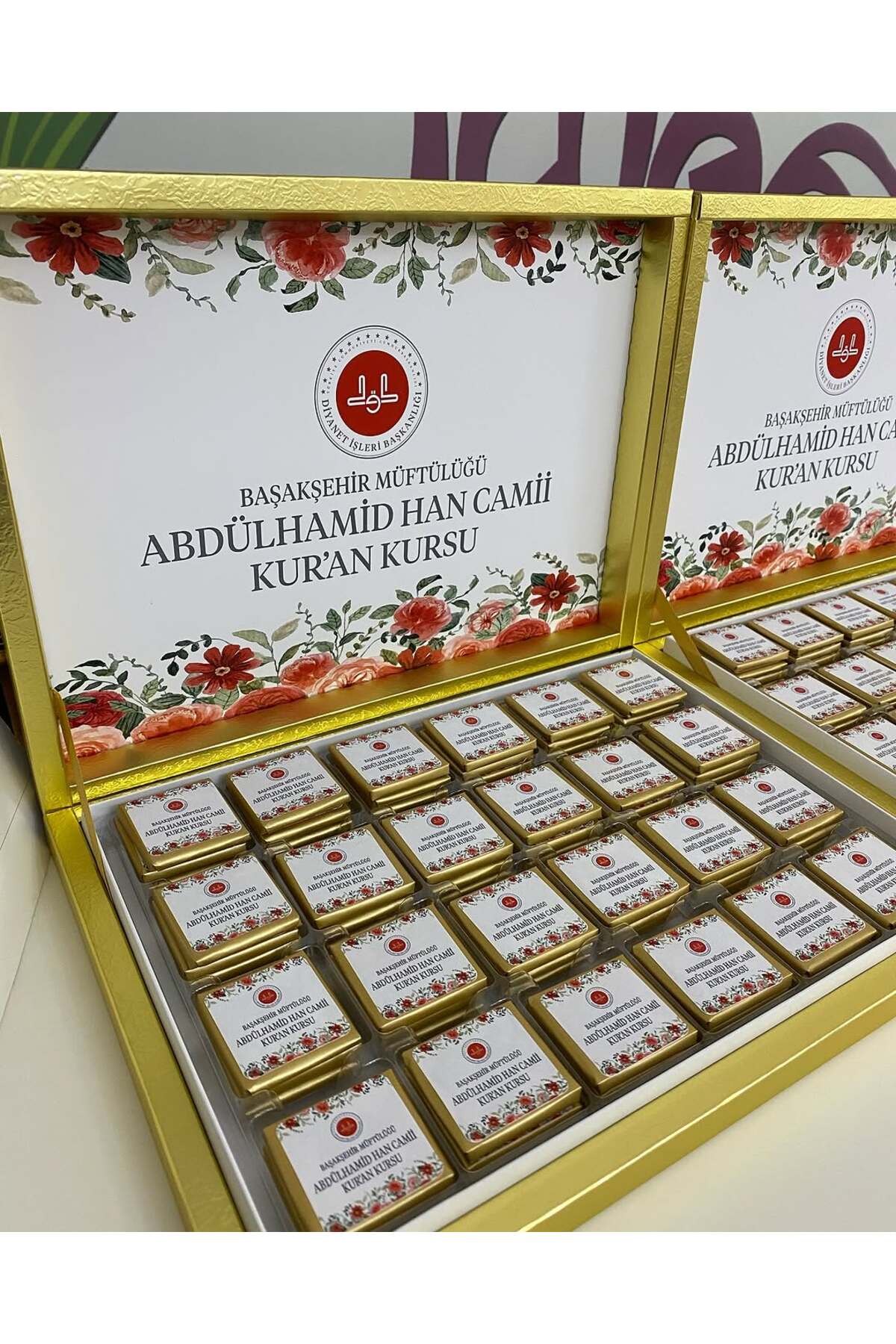 Karton Kutulu Baskılı Madlen Çikolata 75 Adet