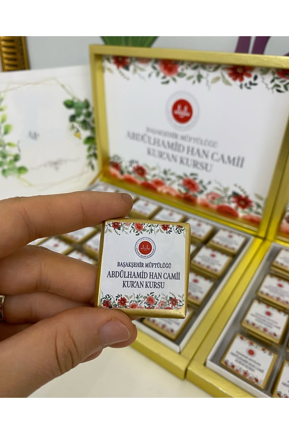 Karton Kutulu Baskılı Madlen Çikolata 75 Adet