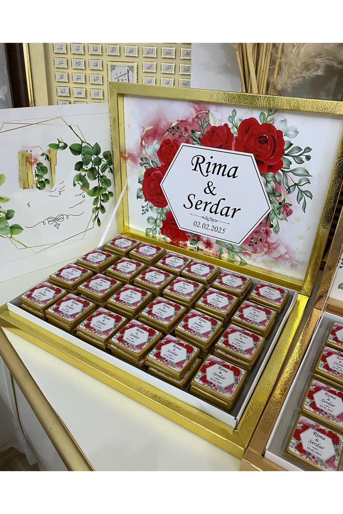 Karton Kutulu Baskılı Madlen Çikolata 75 Adet