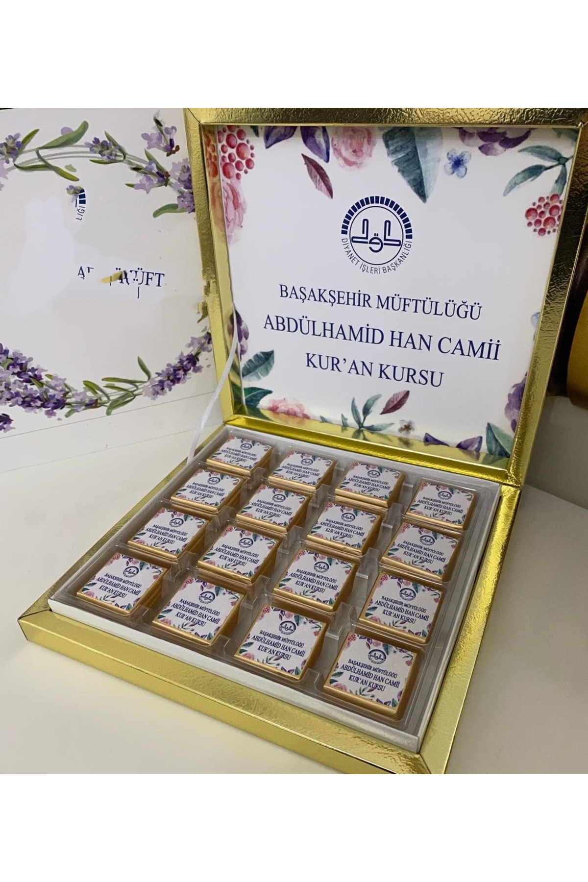 Karton Kutulu Baskılı Madlen Çikolata 50 Adet
