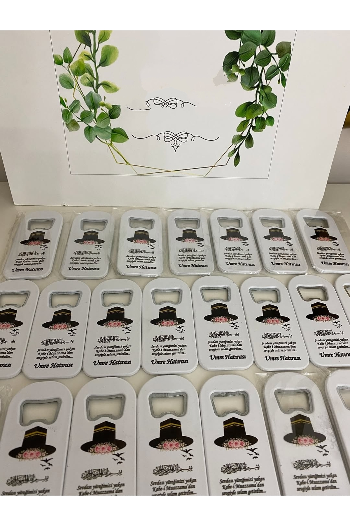Açacak Magnet Umre Hac Hatırası Hediyelik - 50 Adet