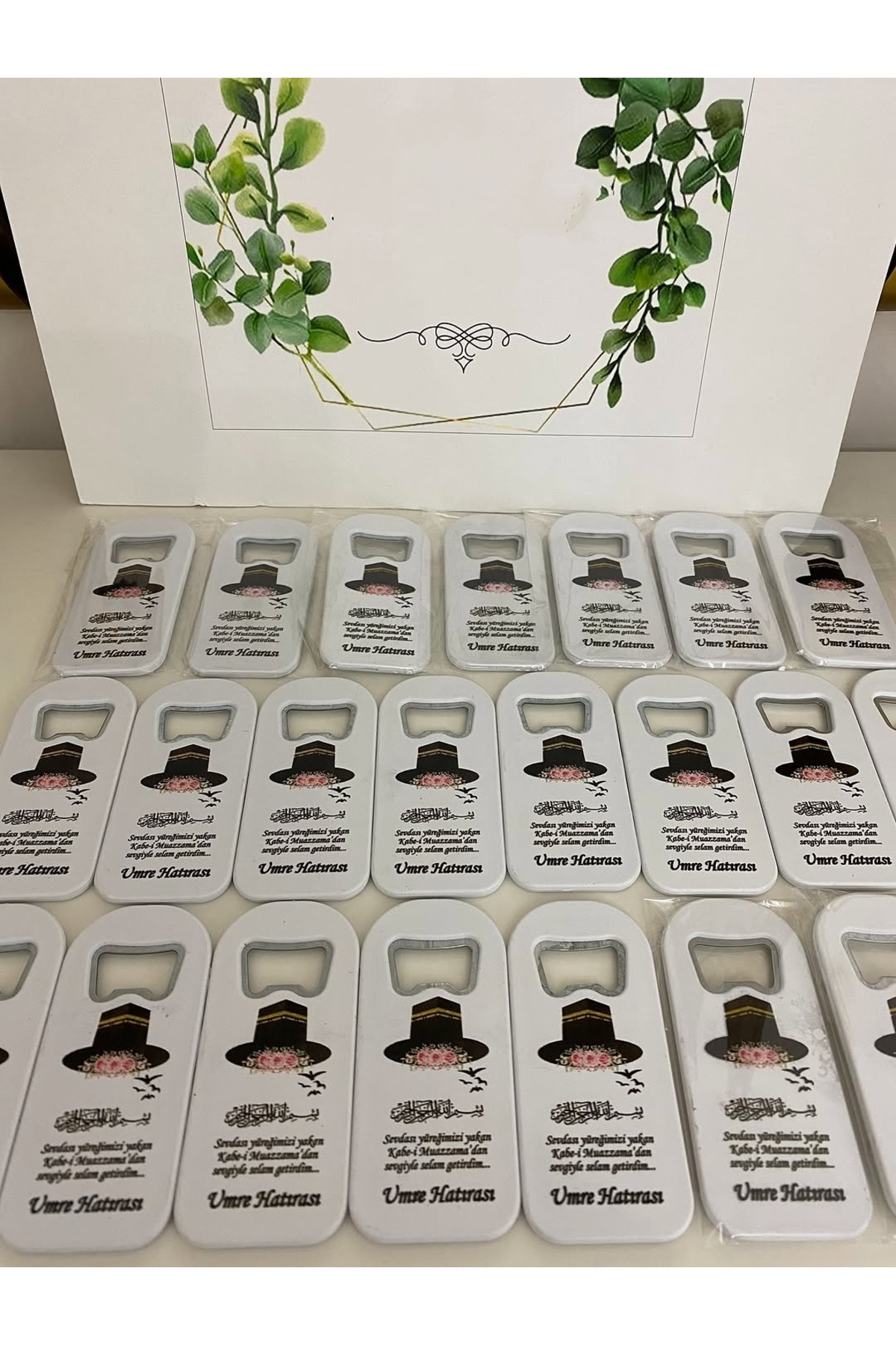 Açacak Magnet Umre Hac Hatırası Hediyelik - 50 Adet