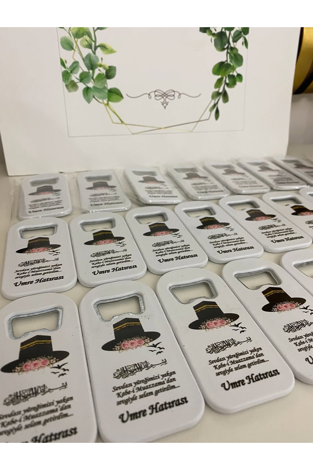 Açacak Magnet Umre Hac Hatırası Hediyelik - 50 Adet