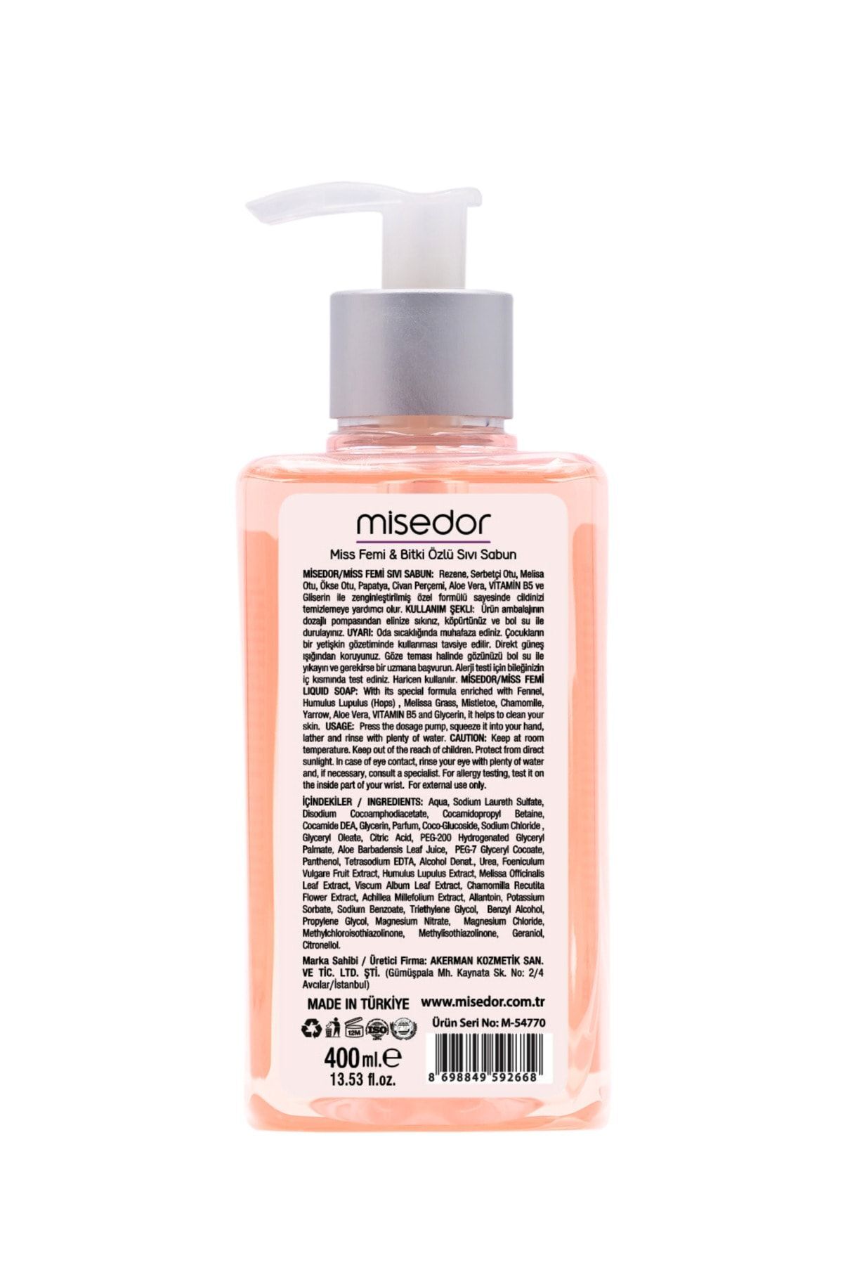 Rose & Magnolia Sıvı Sabun 400 ml