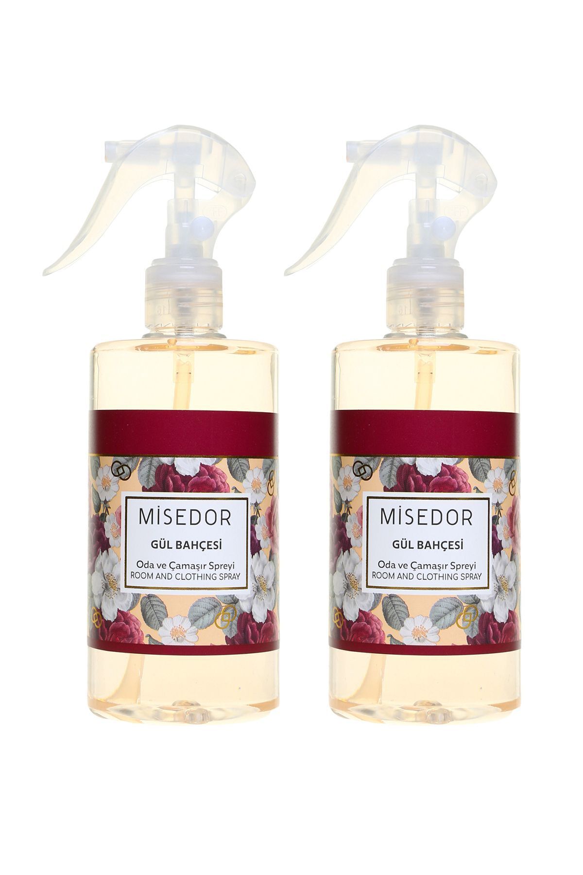 2 Li Set Gül Bahçesi Oda Kokusu Ve Çamaşır Parfümü 330 ml