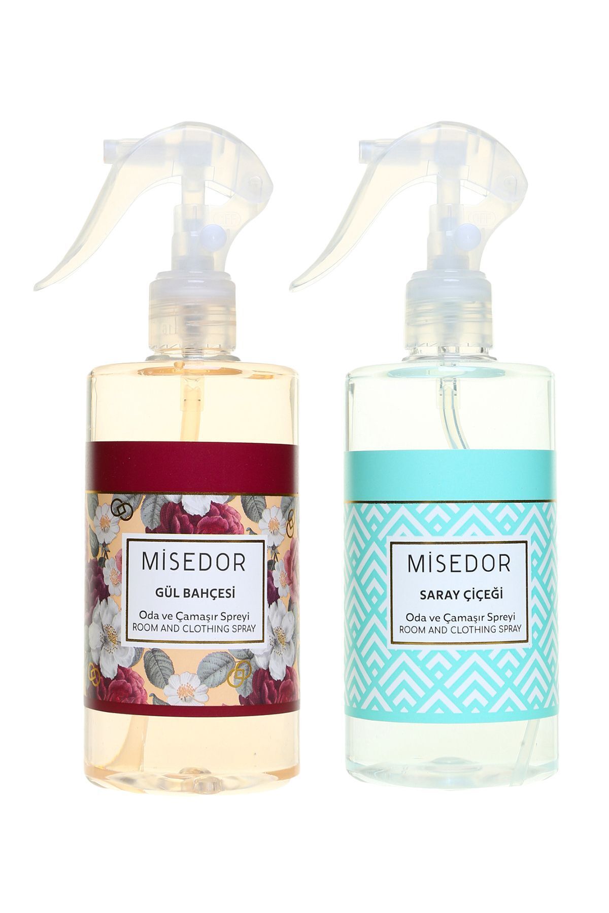 2li Set Gül Bahçesi Ve Saray Çiçeği Oda Kokusu Ve Çamaşır Spreyi 330 ml