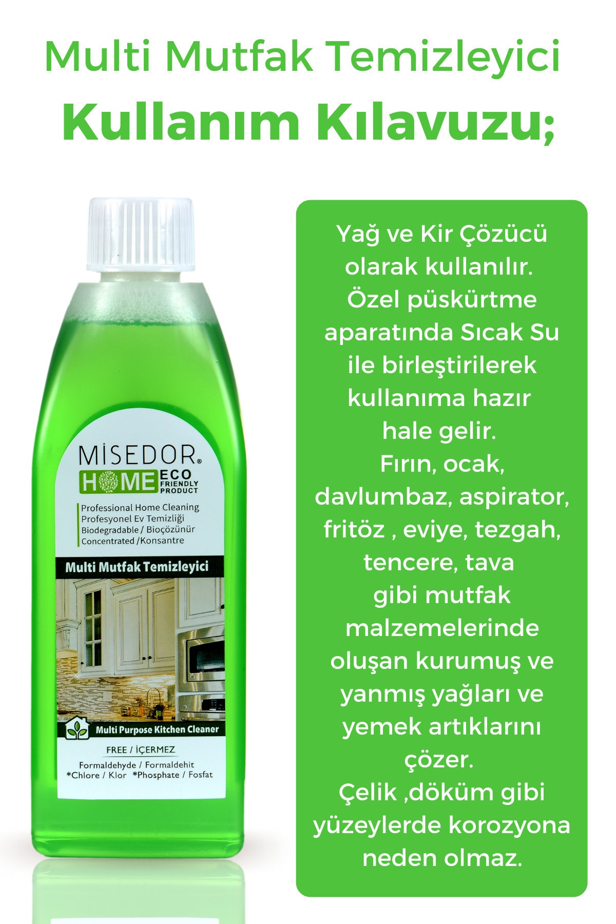 Doğal Mutfak Temizleyici 400 ml