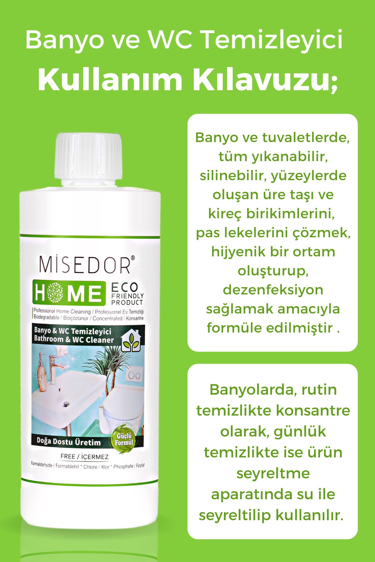Banyo Ve Wc Temizleyici 500 Ml