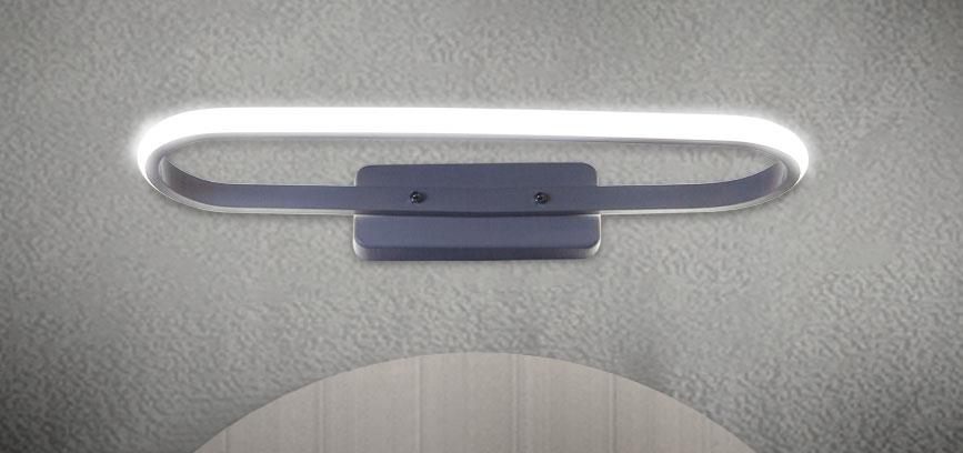 Ufo Siyah Led Aplik Günışığı