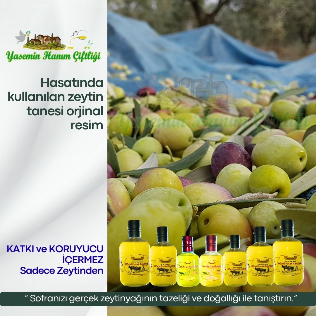 Limonlu Zeytinyağı - Gerçek Limon -0,3 asit - Soğuk Sıkım - Erken Hasat 250 ML