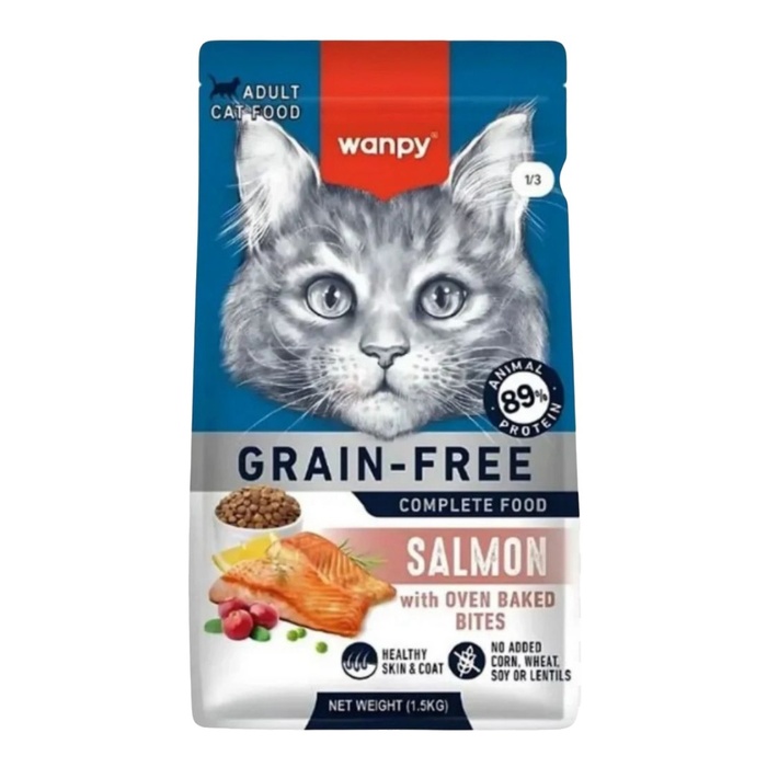 Tahılsız Somonlu Yetişkin Kedi Maması 1.5 KG