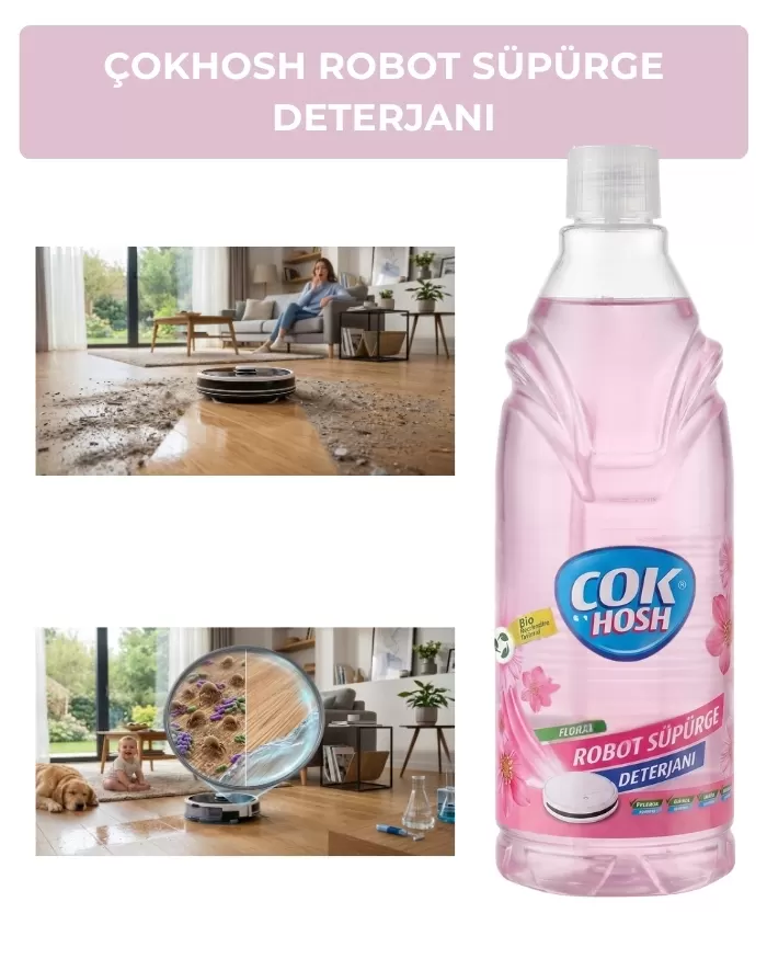 Çokhosh Robot Süpürge Deterjanı 700 Ml.