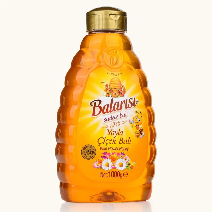 Balarısı Doğal Çiçek Balı 1000 gr Pratik Kapak