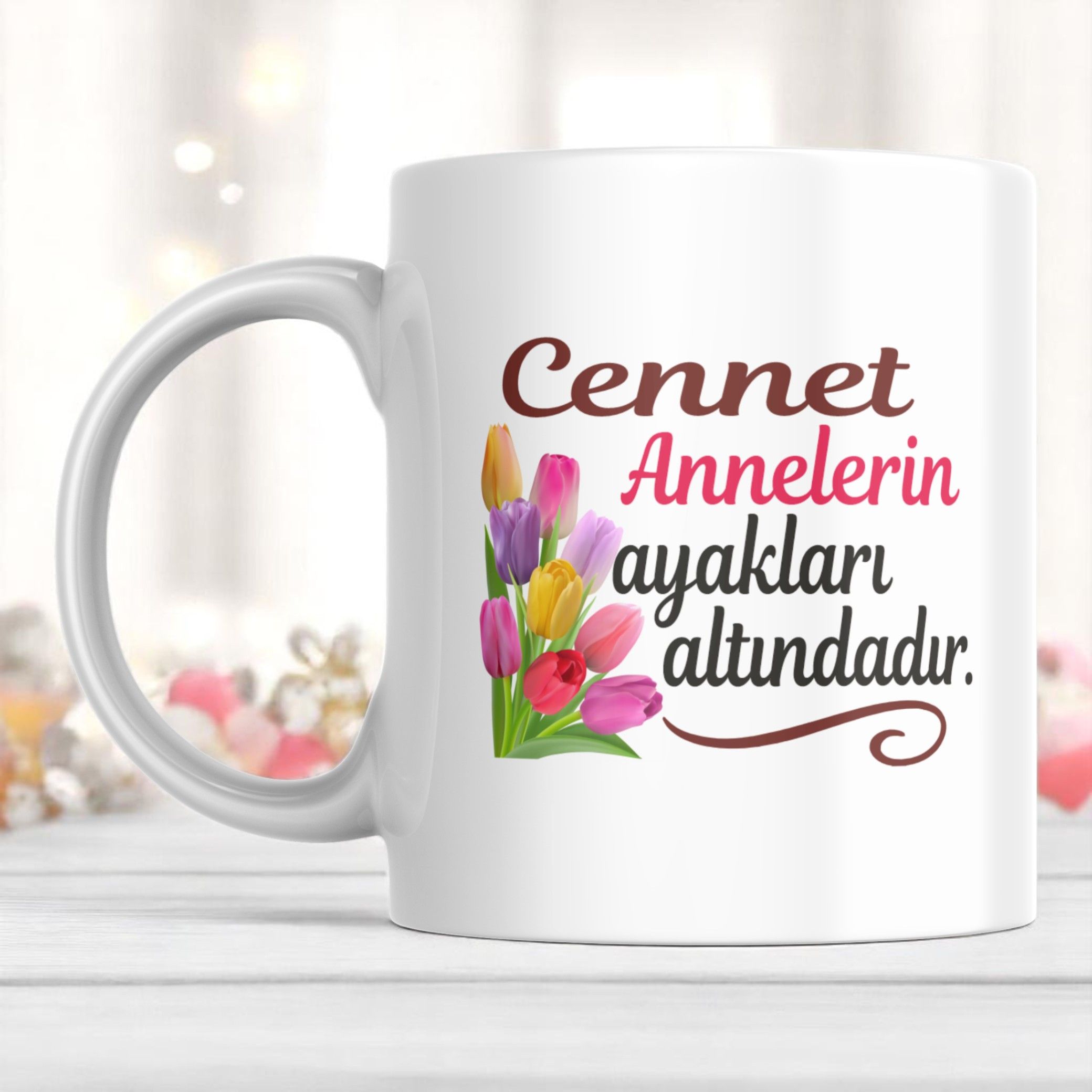 Kişiye Özel Anneler Günü Tasarım Kupa Bardak