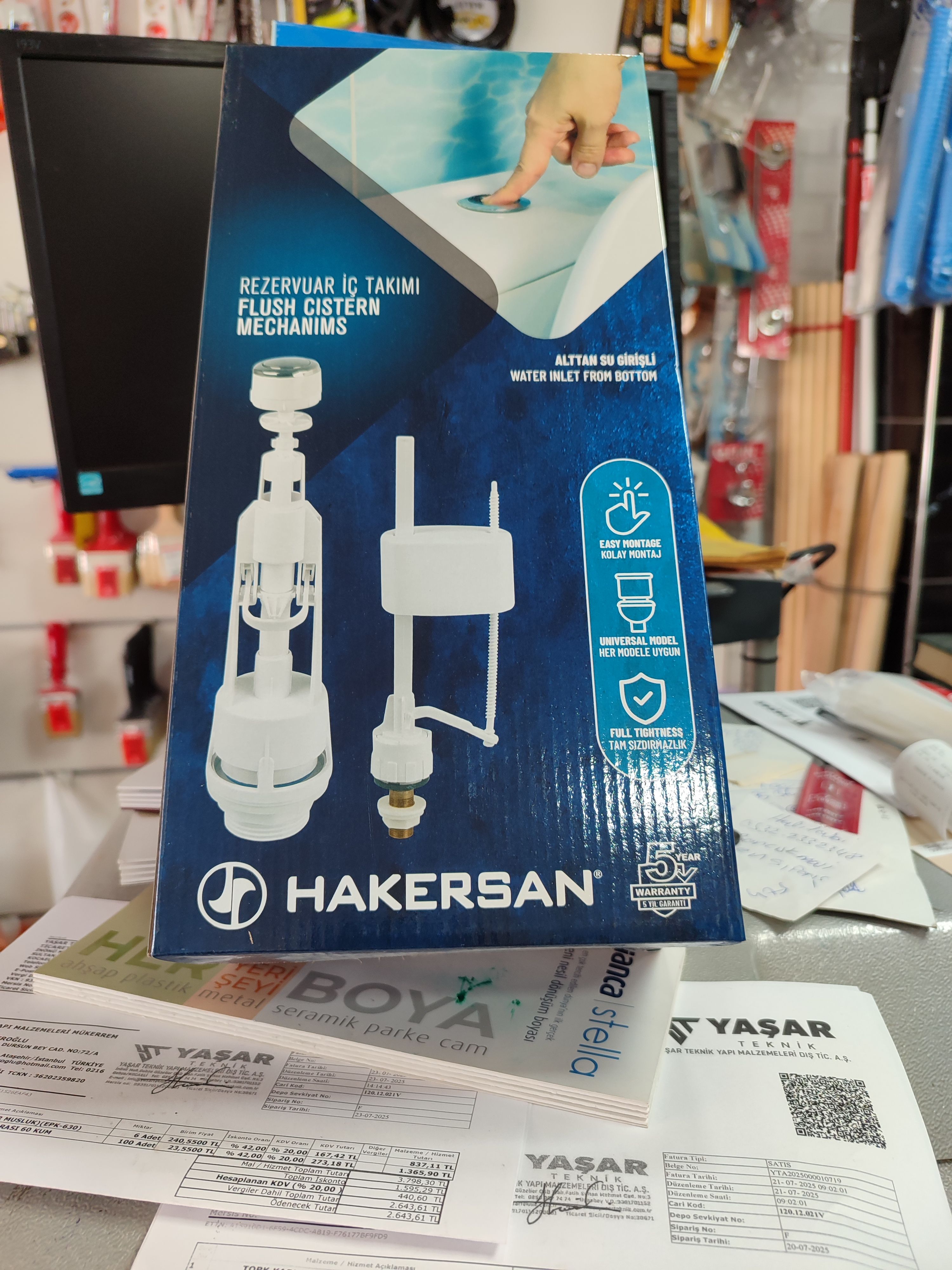 HAKARSAN Kılozet İÇTAKİMİ