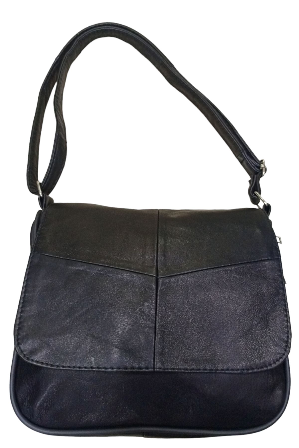 Hakiki Deri  Postacı Omuz çantası