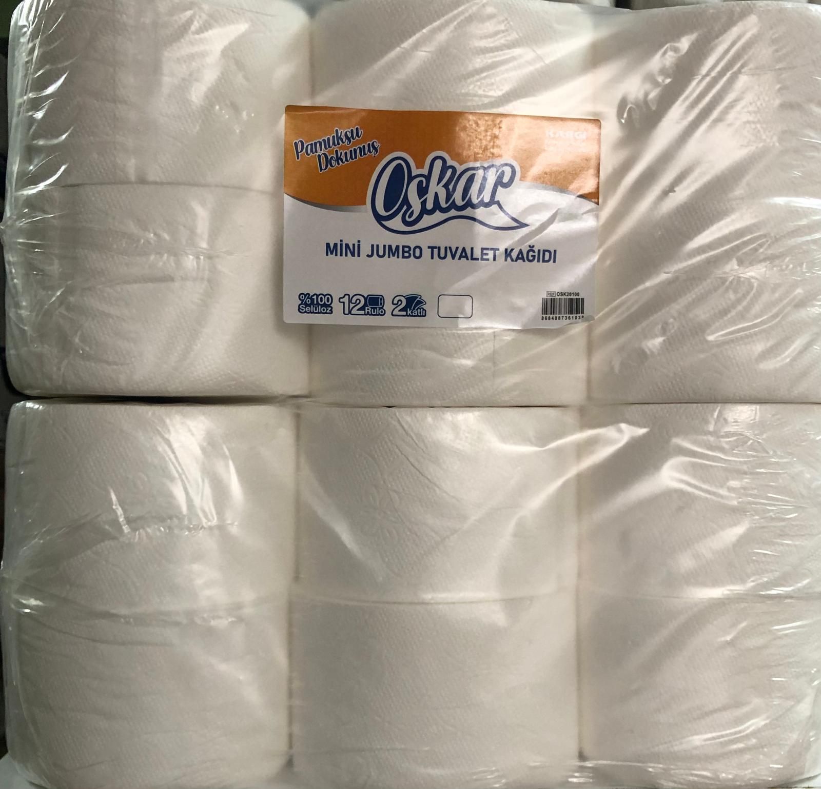Mini Jumbo Tuvalet Kağıdı - 12 li - (2,5 Kg)