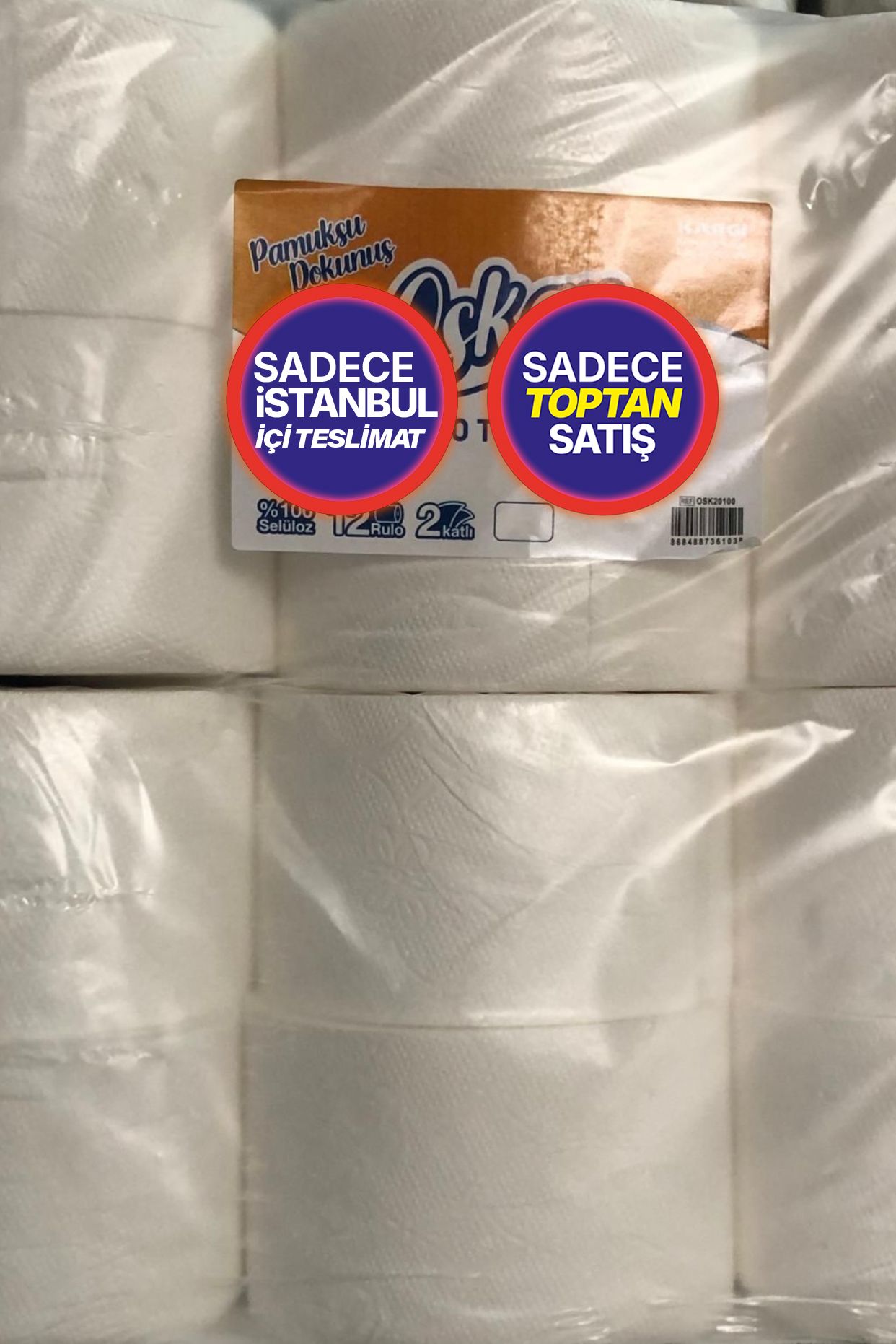 Mini Jumbo Tuvalet Kağıdı - 12 li - (2,5 Kg)