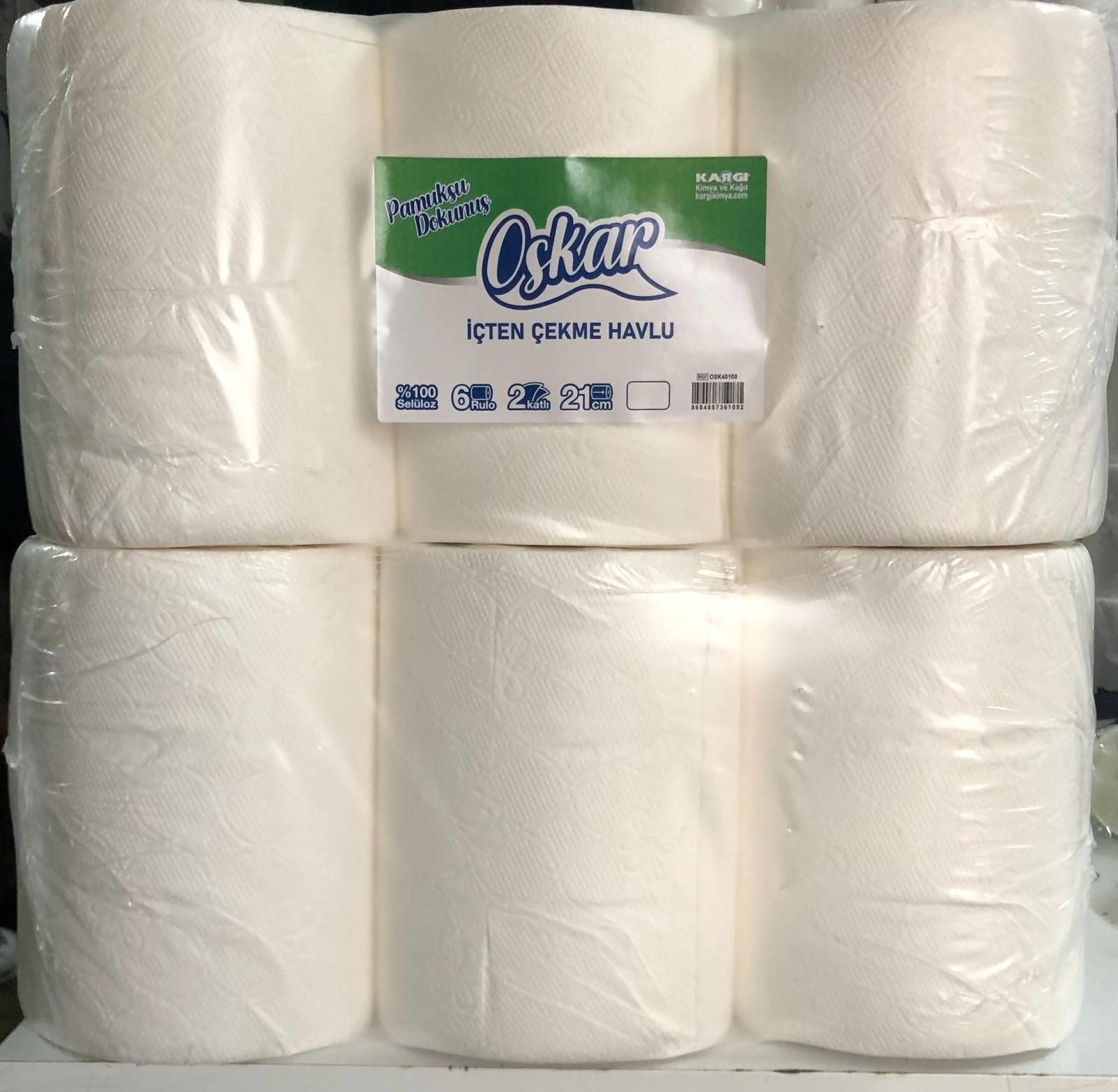 21 cm Hareketli Havlu - 6'lı - (2,5 Kg)