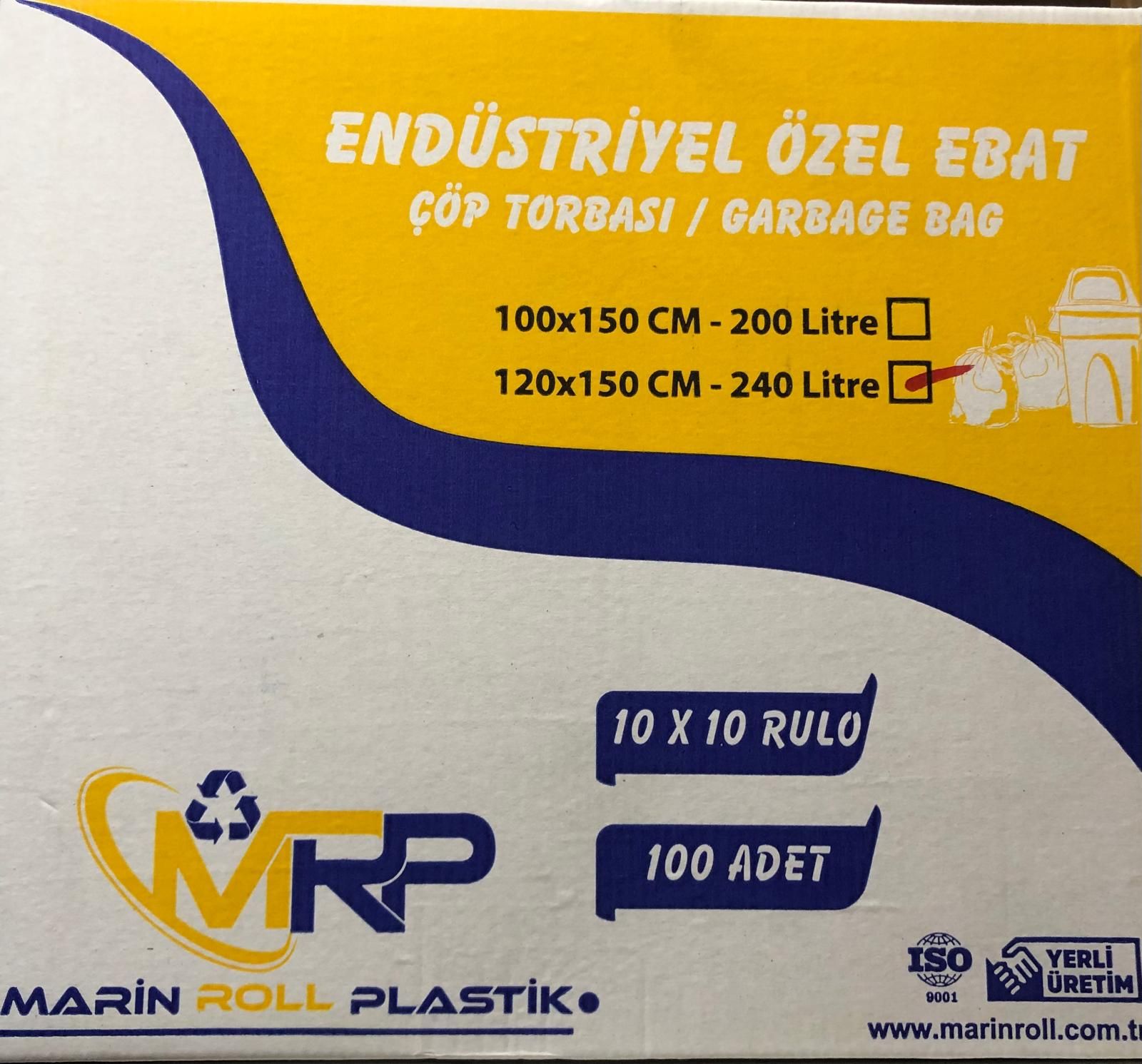 Hantal Boy Çöp Poşeti - 800 Gr - 10 Rulo