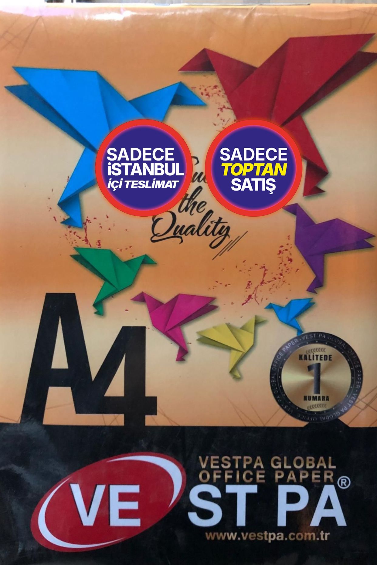 A4 Fotokopi Kağıdı - 5 Adet - (5 * (80 Gr - 500 Sayfa))