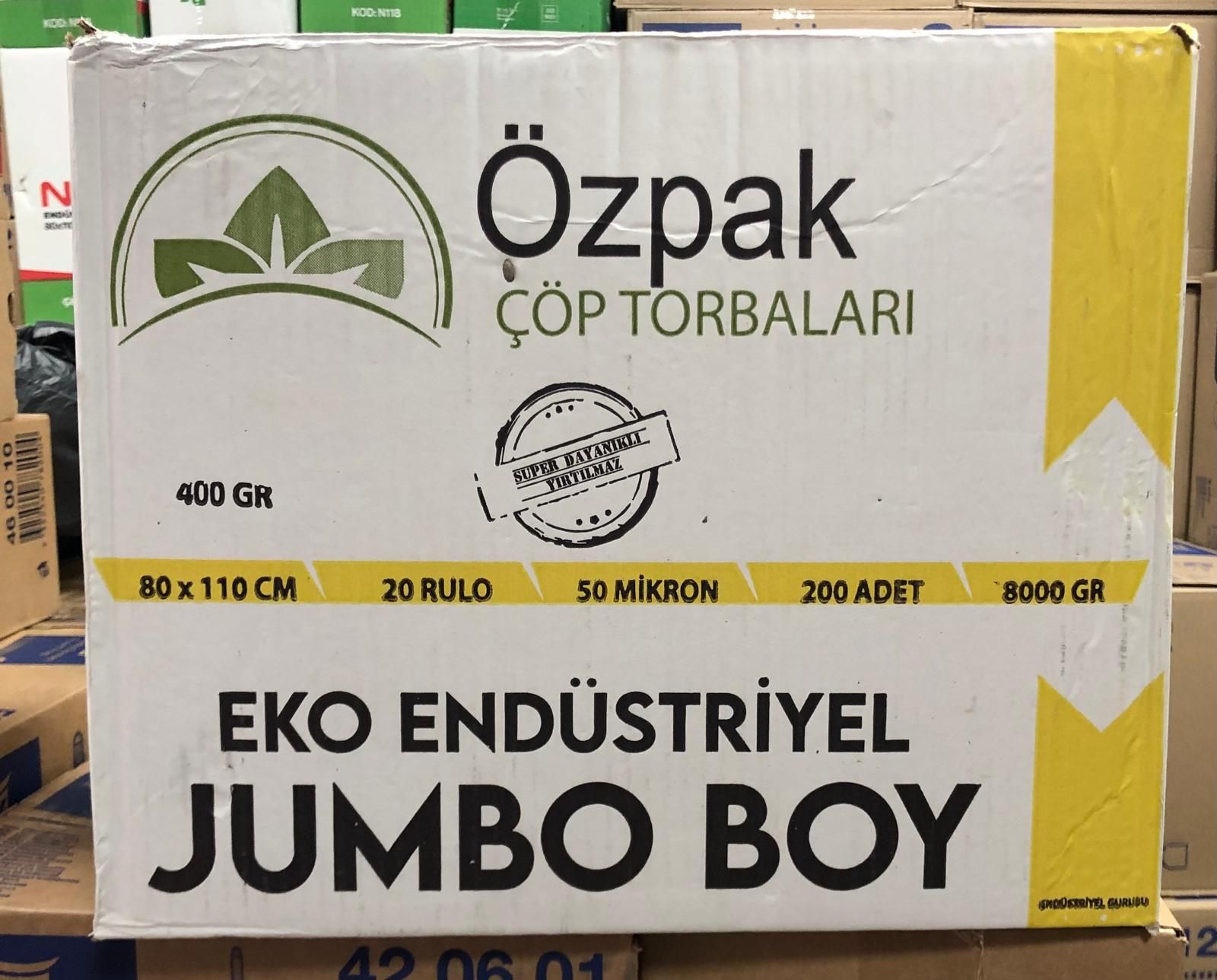 Jumbo boy çöp poşeti 400 gr 20 paket