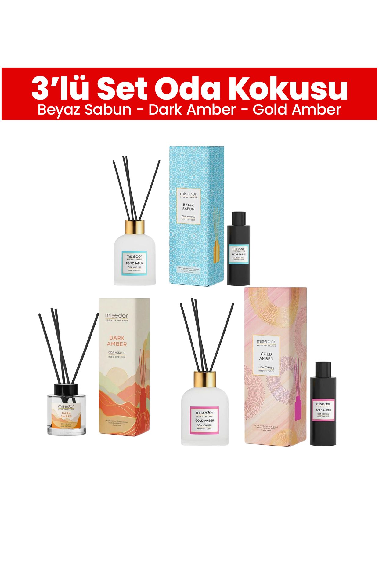 3'lü Set Oda Kokusu 3x120 ml