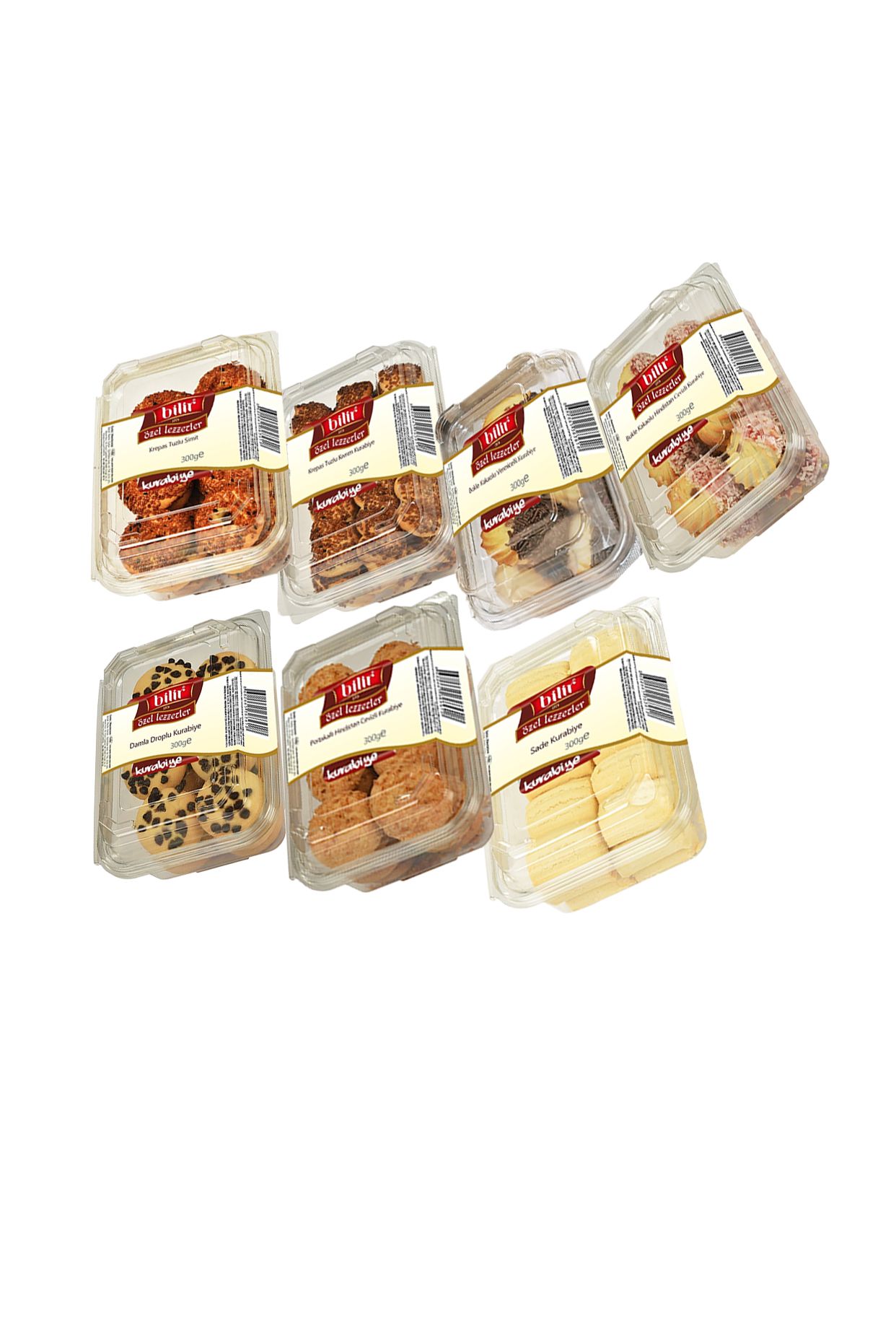 7 paket kurabiye