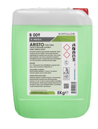 YÜKSEK KONSANTRE PARFÜMLÜ GENEL TEMİZLİK ÜRÜNÜ (YEŞİL ELMA) 1 L