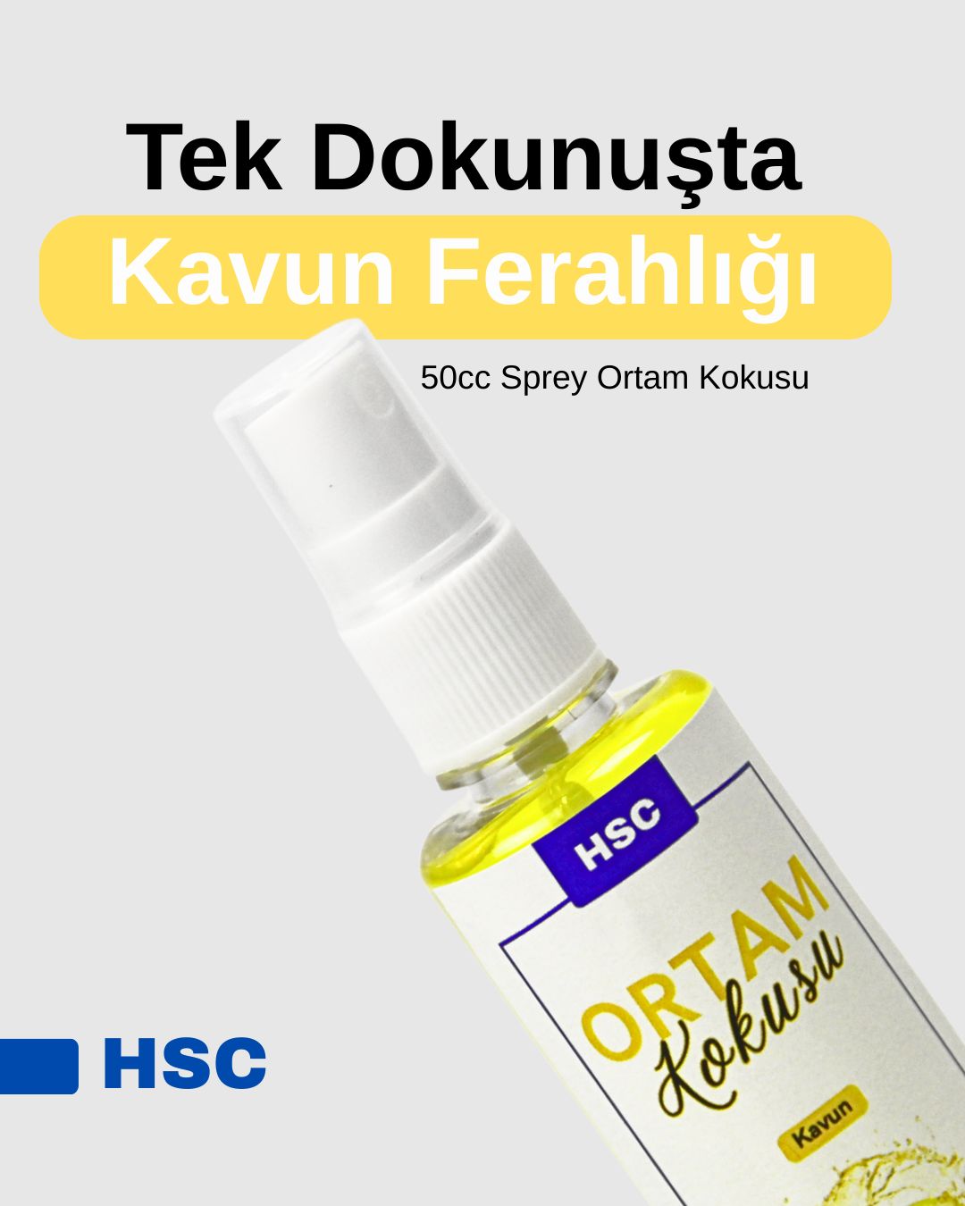 Kavun Ortam Kokusu 50cc Sprey – Ferahlatıcı Taşınabilir Ortam Kokusu