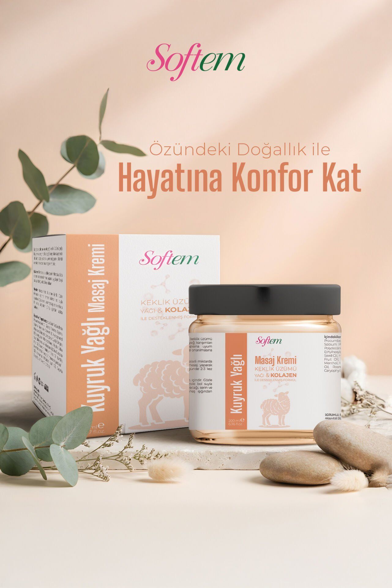 Softem Kuyruk Yağlı Masaj Kremi