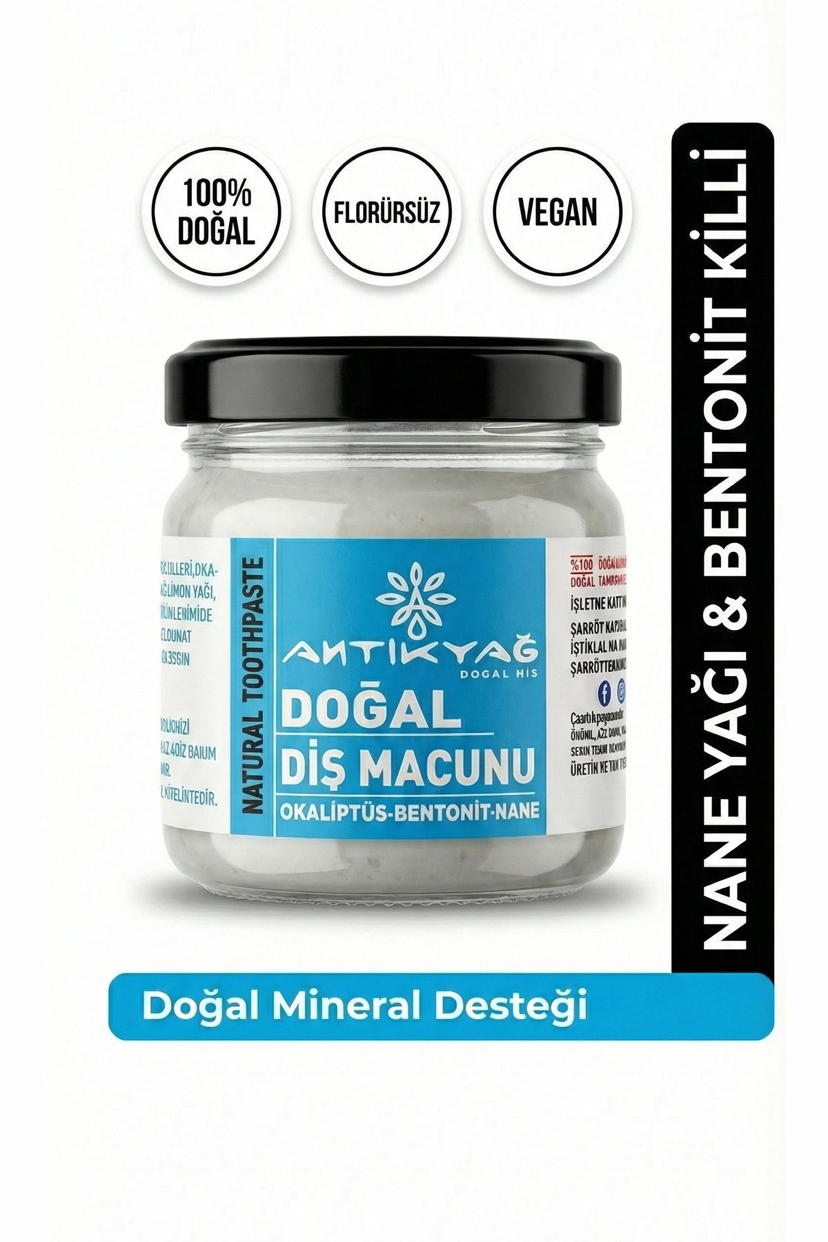ANTİKYAĞ Doğal Diş Macunu 40 ml