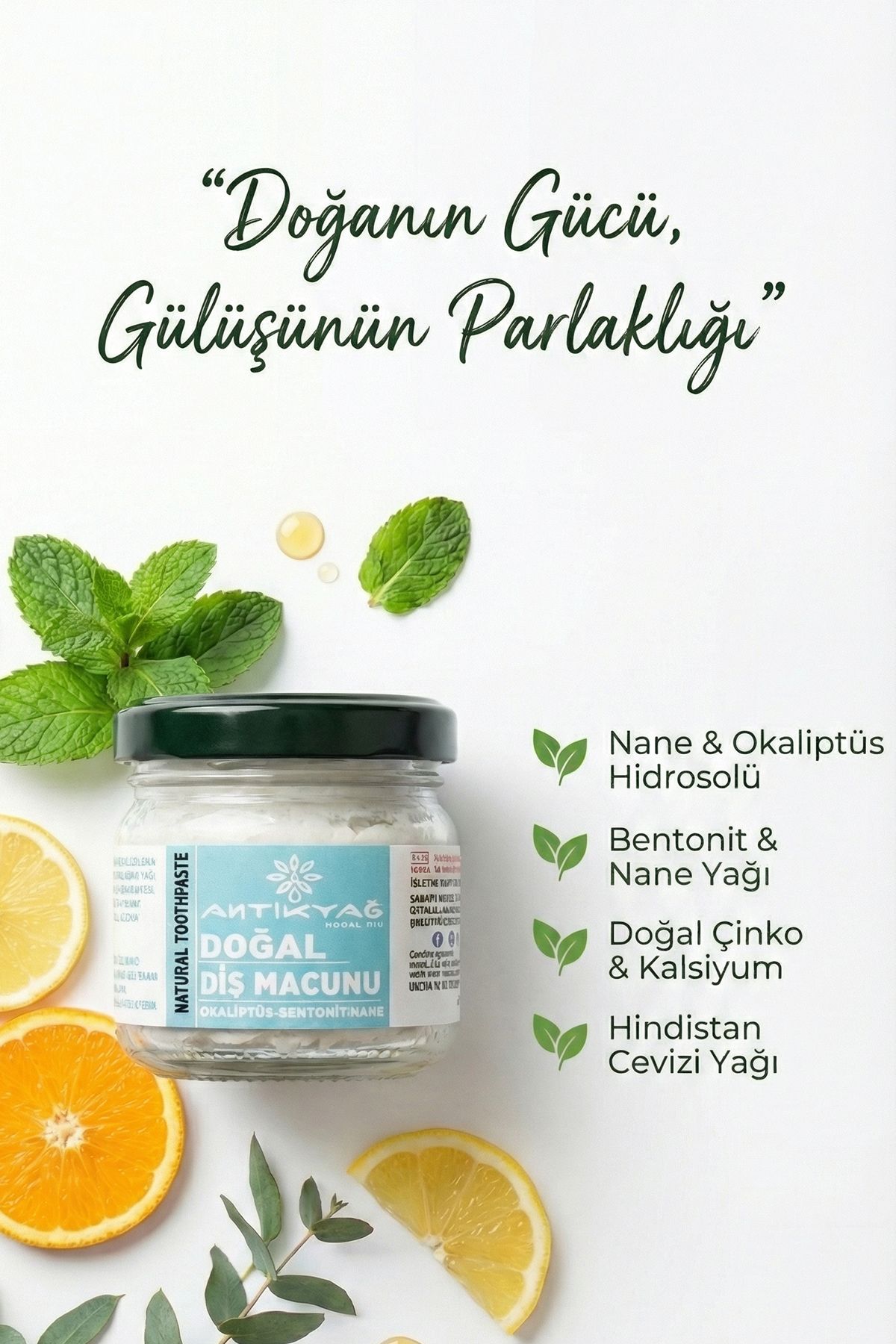 ANTİKYAĞ Doğal Diş Macunu 40 ml