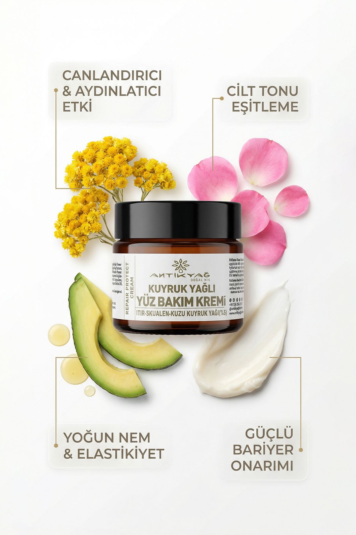 Kuyruk Yağlı Yüz Bakım Kremi 30 ml