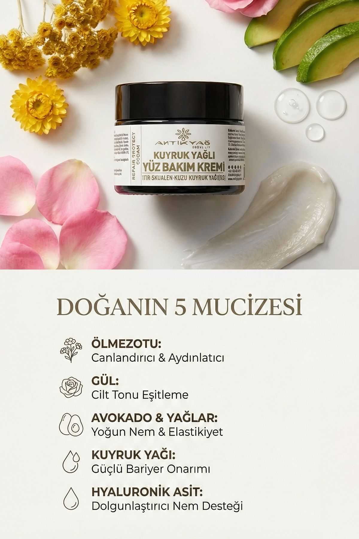 Kuyruk Yağlı Yüz Bakım Kremi 30 ml
