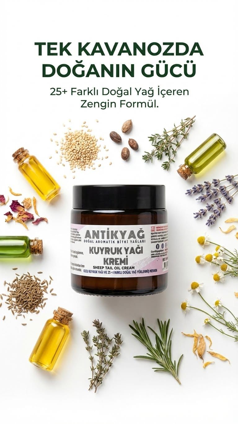 Antikyağ Kuyruk Yağı Kremi 100 ml