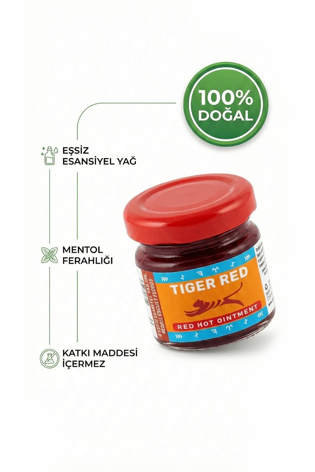 Antikyağ Tiger Red Ointment /Kırmızı Kaplan Merhem 40 ml
