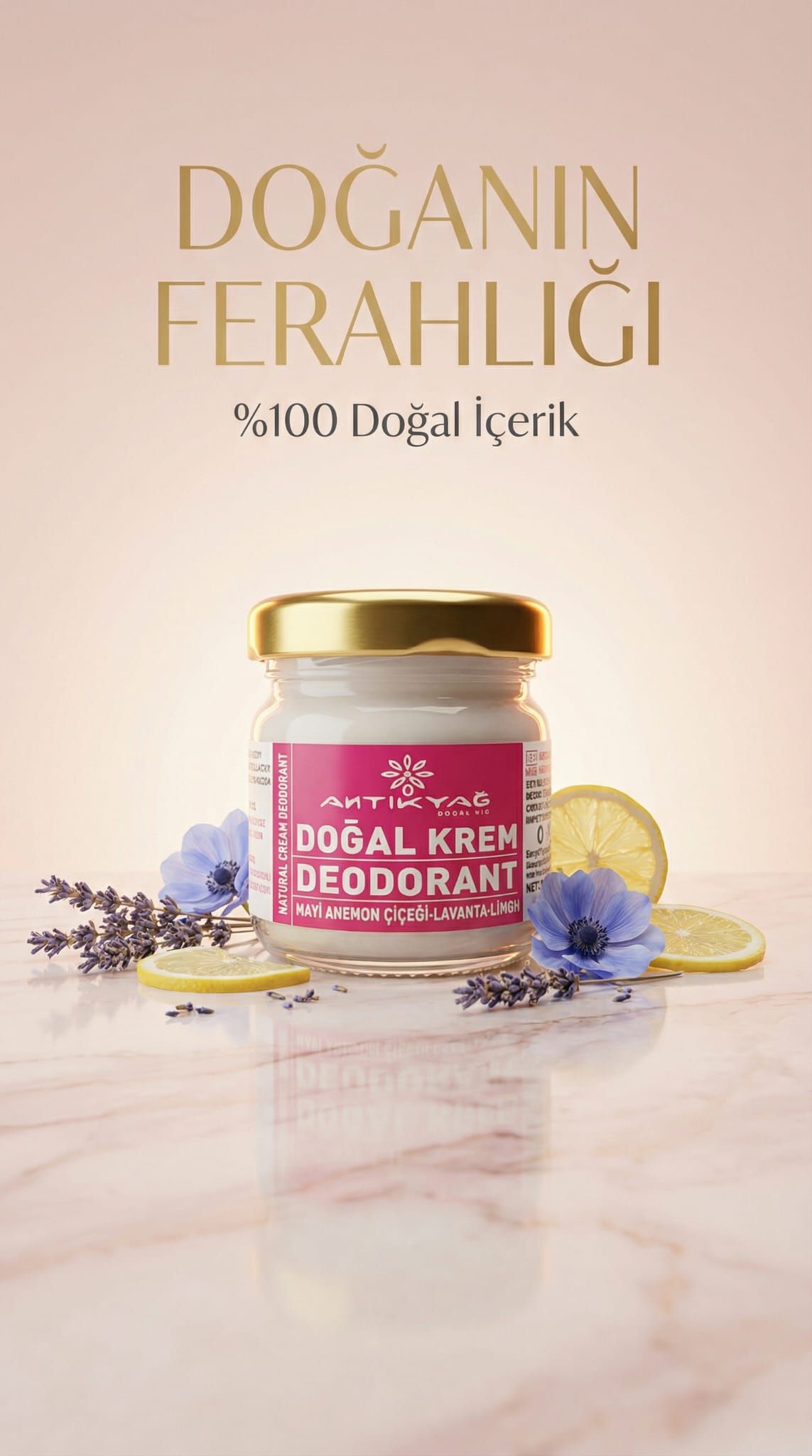 Antikyağ Krem Deodorant 40 ml
