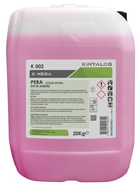 K-ONE PERA SIVI EL SABUNU ÇİÇEK DİYARI 20 L
