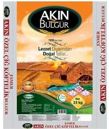 AKIN ÇİĞKÖFTELİK ESMER BULGUR 25 KG