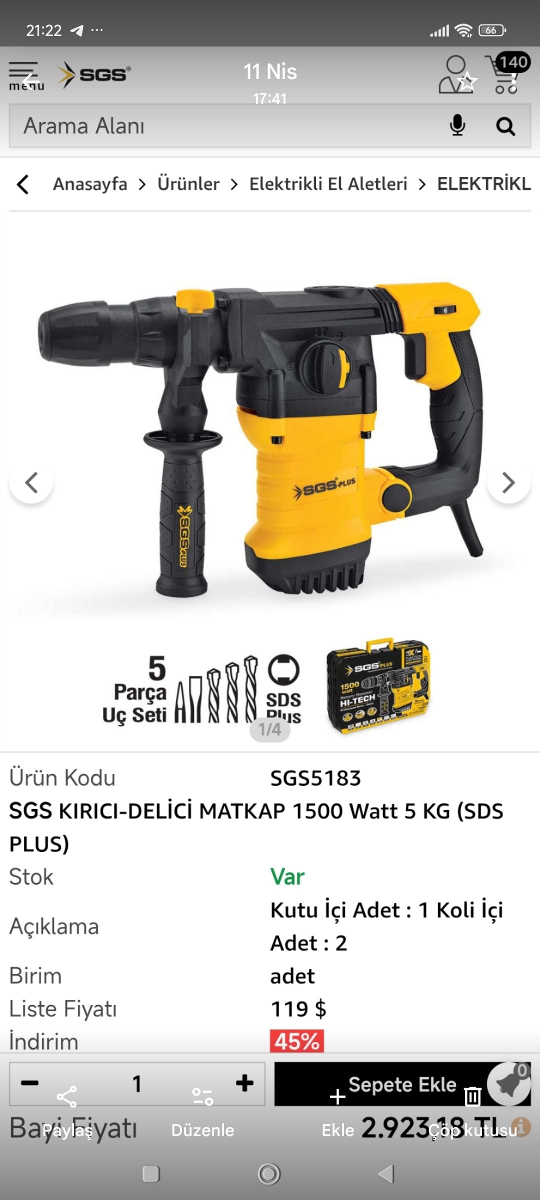 KIRICI DELİCİ MATKAP