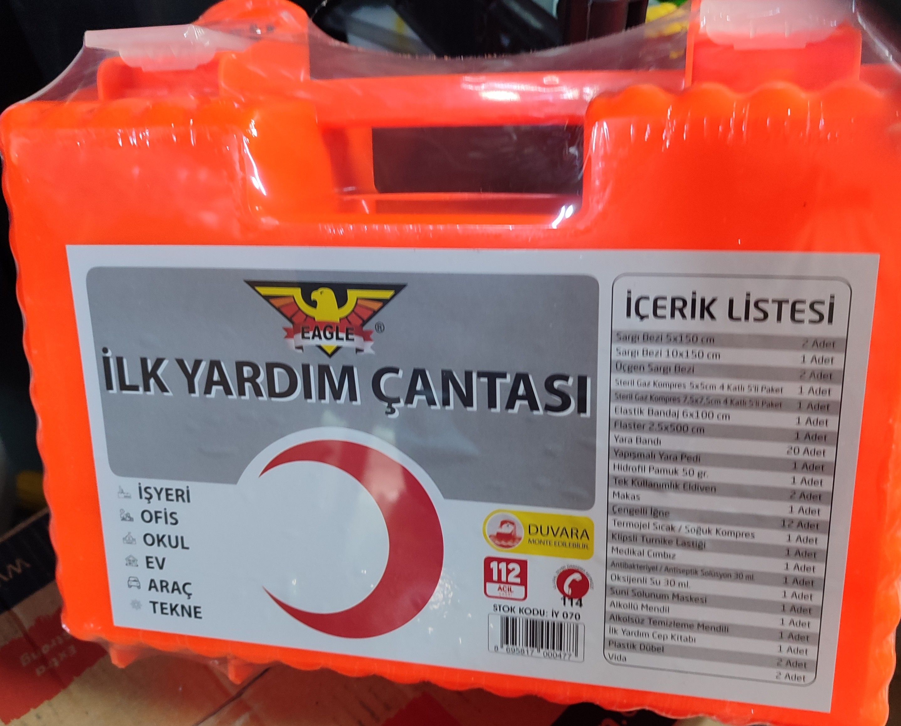 İLK YARDIM ÇANTASI