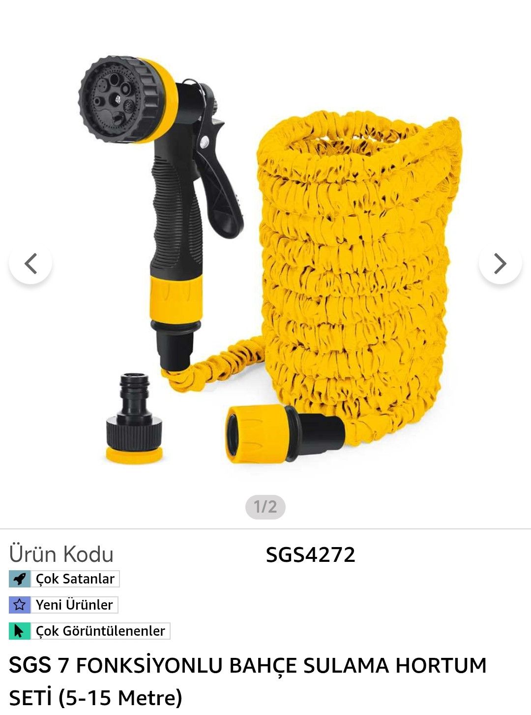 Foksıyonlu Bahçe Hortumu