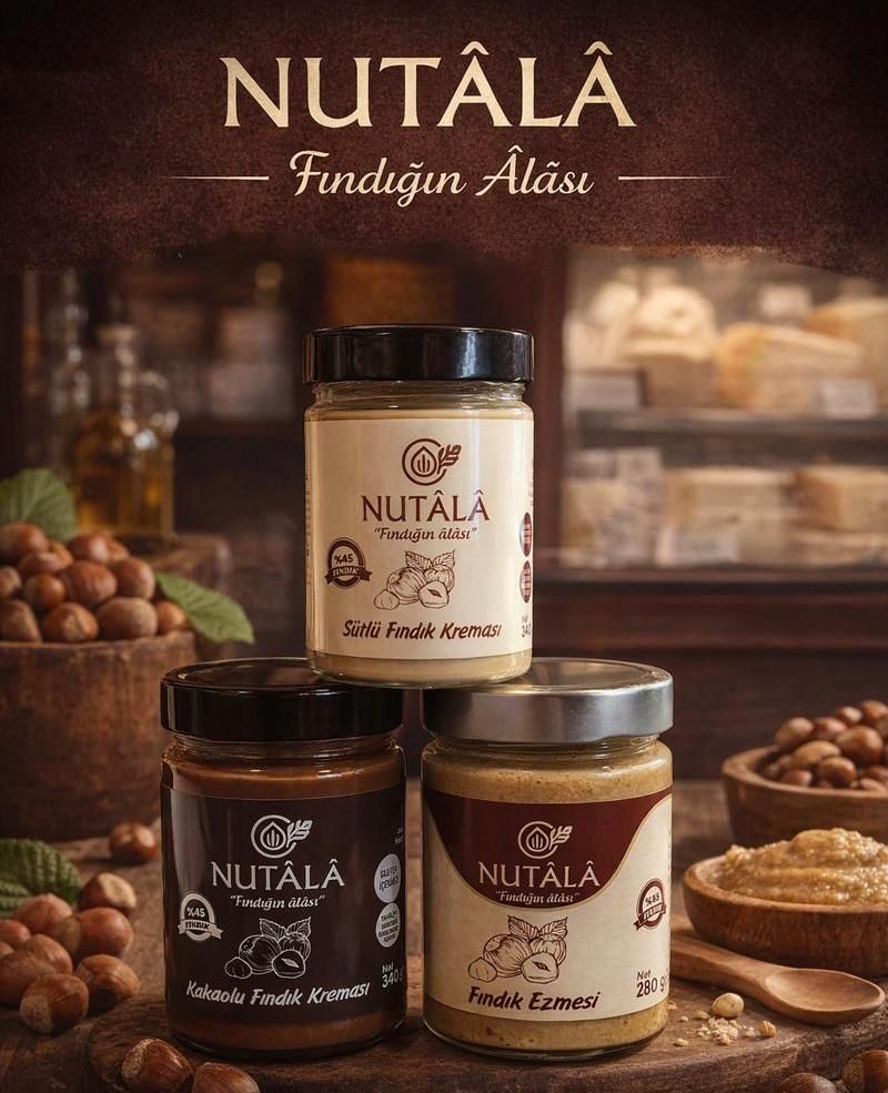 Nutala 3’lü Fındık Kreması Seti