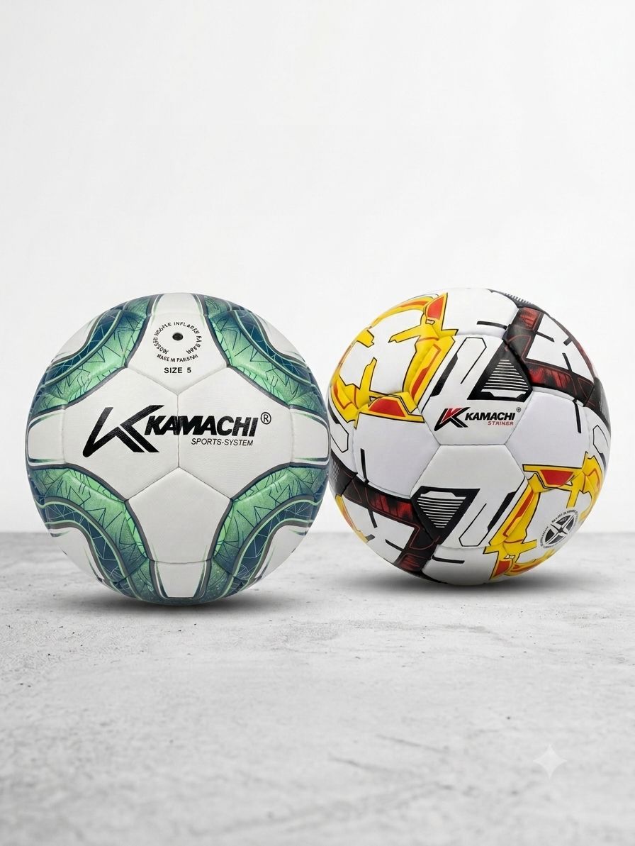 2 Adet El Dikişli 5 Numara Futbol Topu - Beton Zemine Uygun