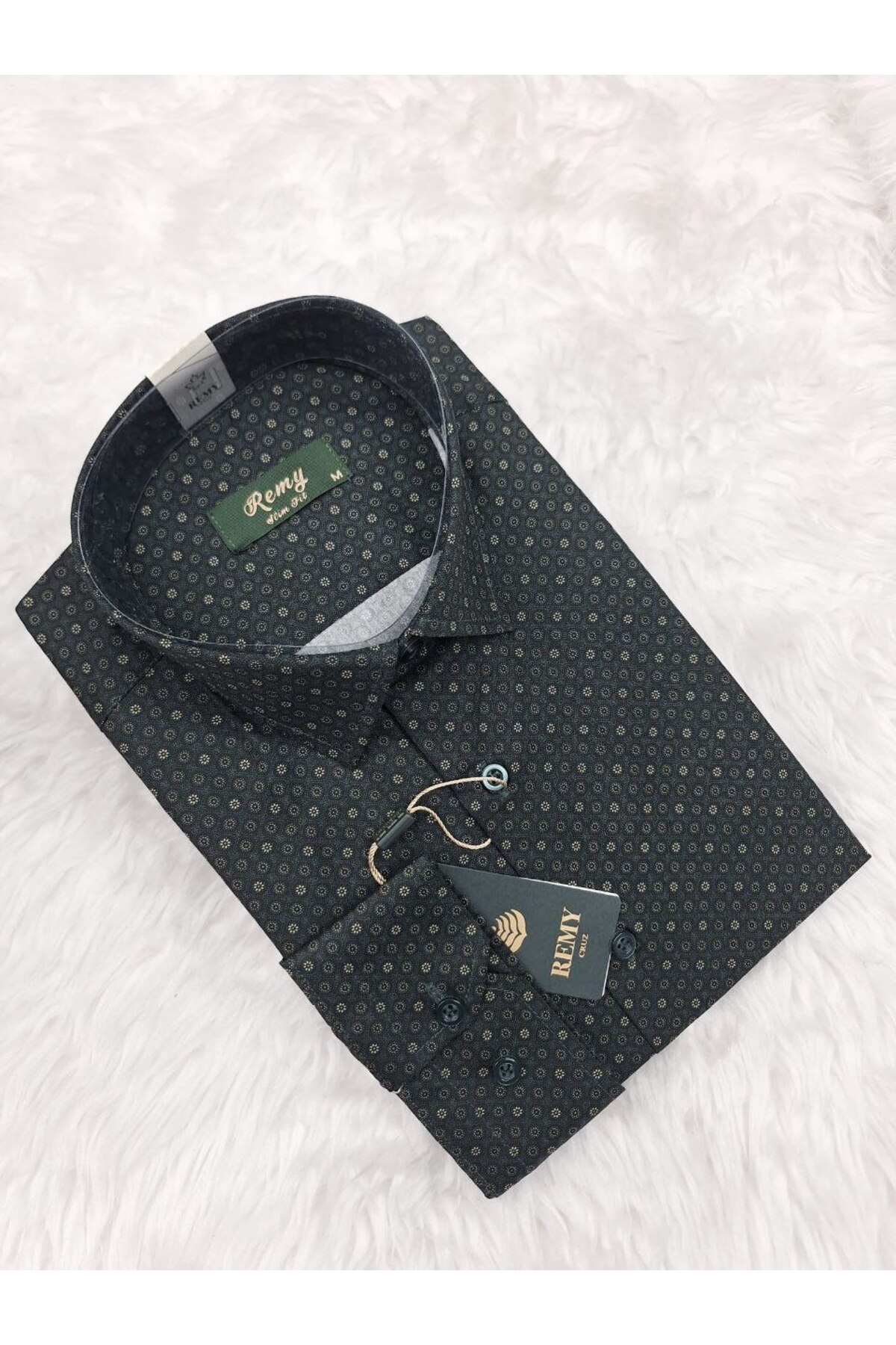 Slim Fit Pamuklu Dijital Baskılı Erkek Gömlek
