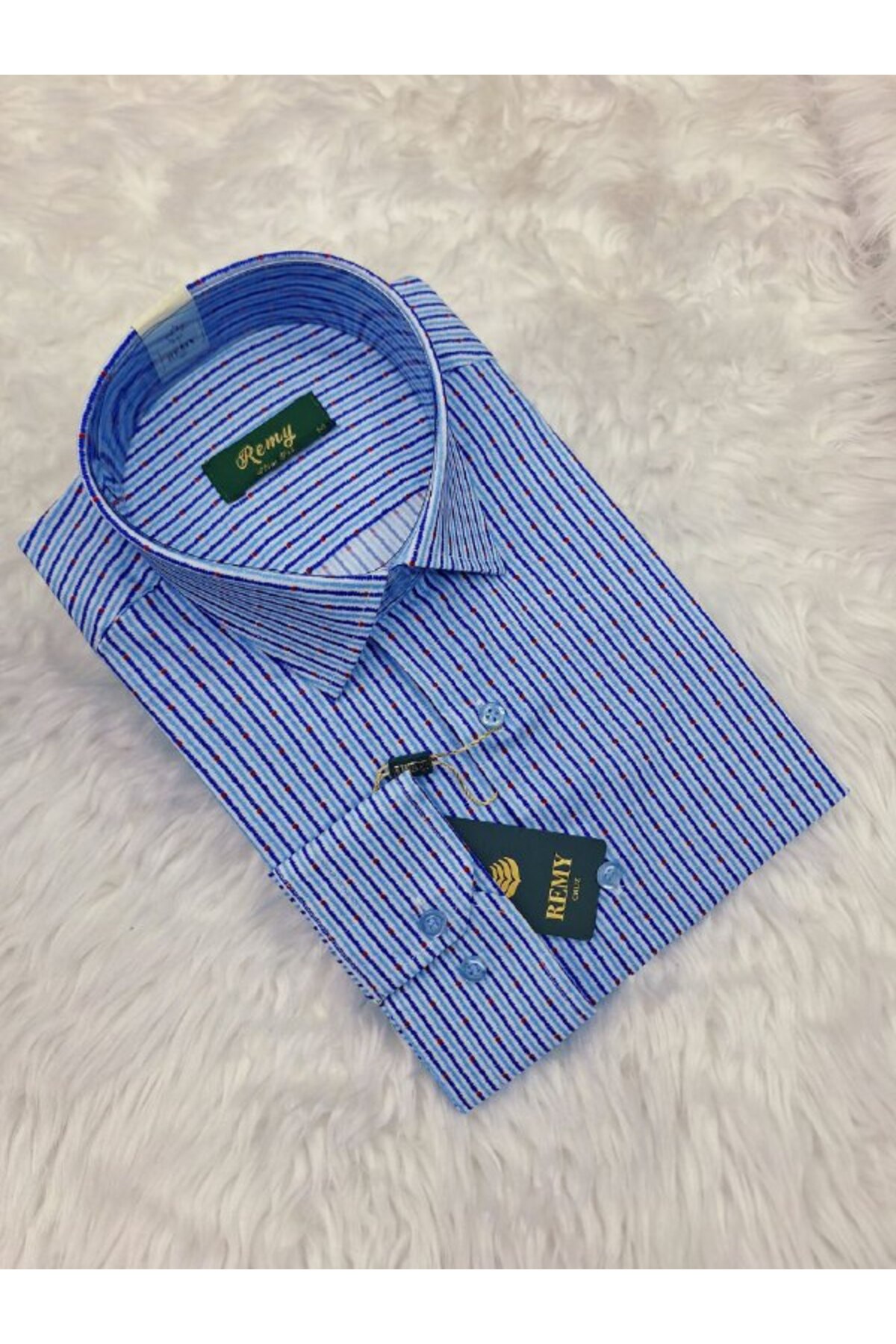 Slim Fit Pamuklu Dijital Baskılı Erkek Gömlek