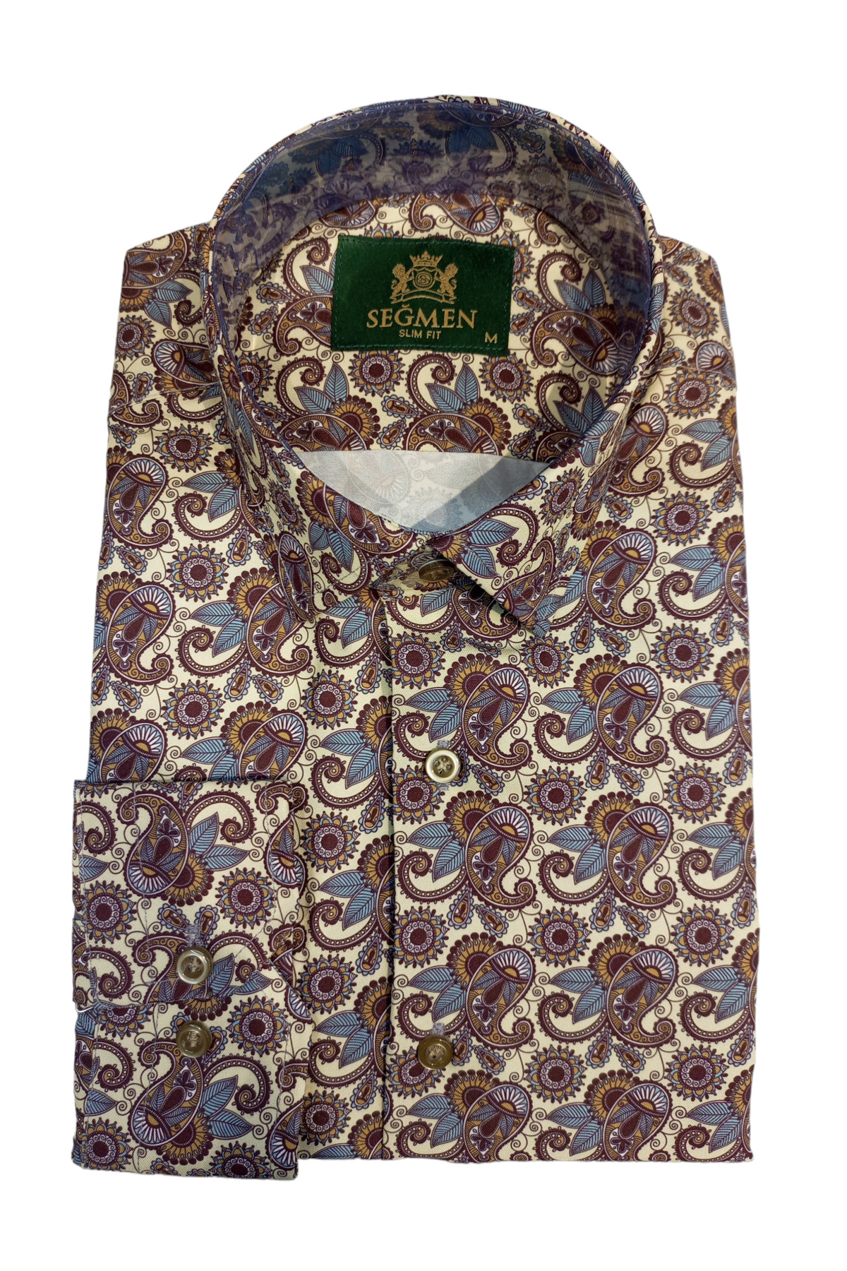 Slim Fit Dijital Baskılı Erkek Gömlek