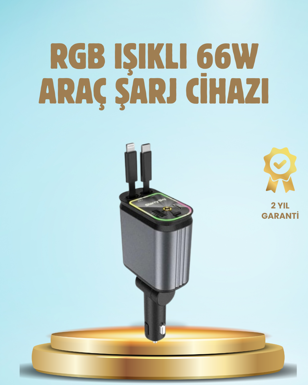 Toyota, Honda, Nissan, Hyundai Araçlar için Çoklu Port Araç Şarj Cihazı